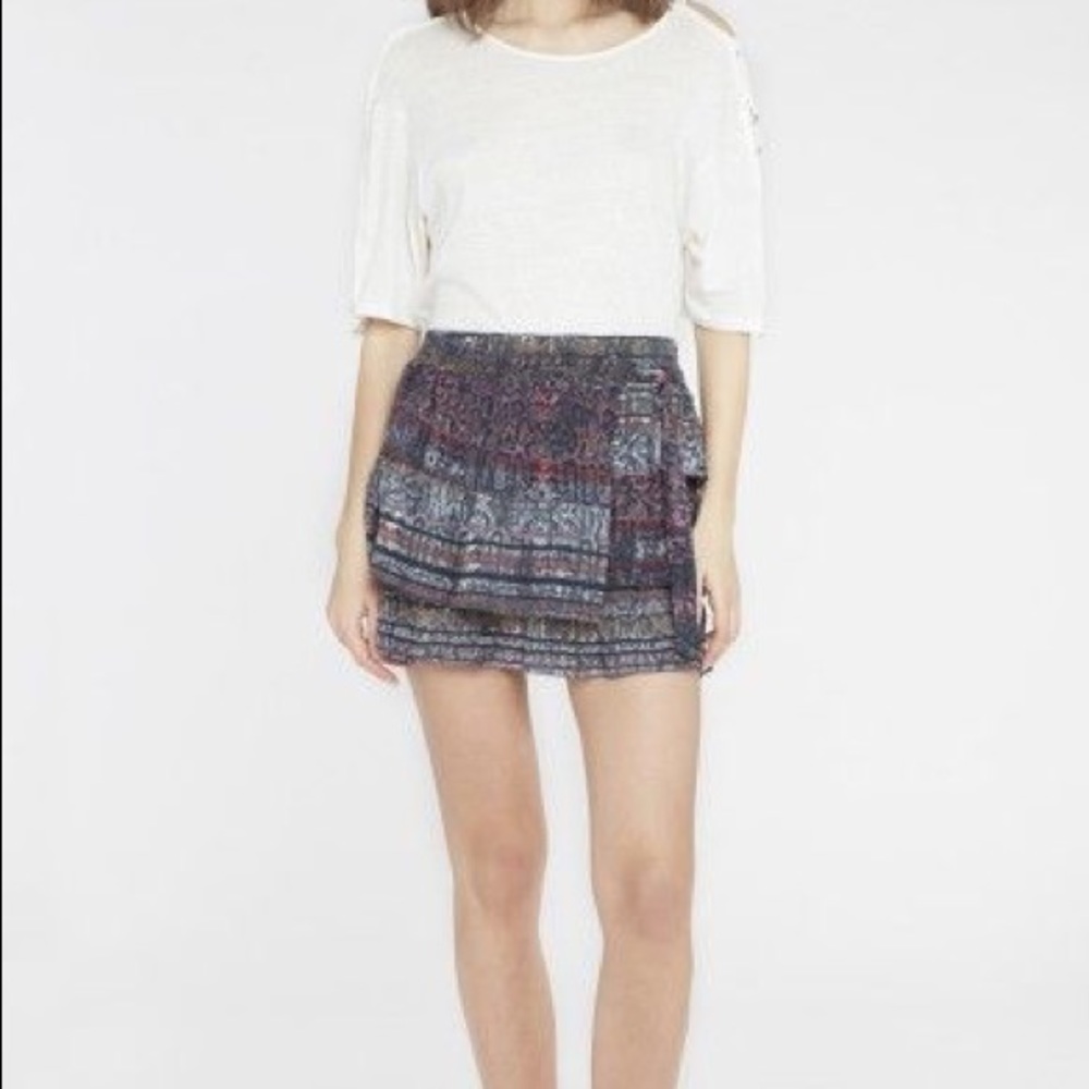 Iro Tucson silk skirt